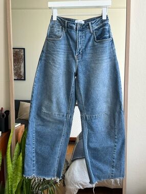 Just Black Denim Barrel Leg Jean